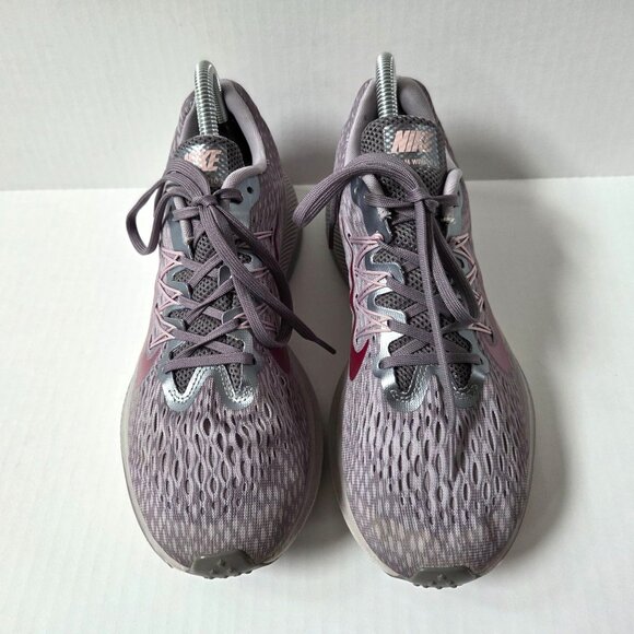 Nike Sneakers Womens 9 Gray Purple Zoom Winflo 5 BV6136 Running Jogging Shoes - Picture 4 of 9